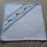 Hand-Embroidered Baby Comforter  Traditional Madeira Embroidery Image 2