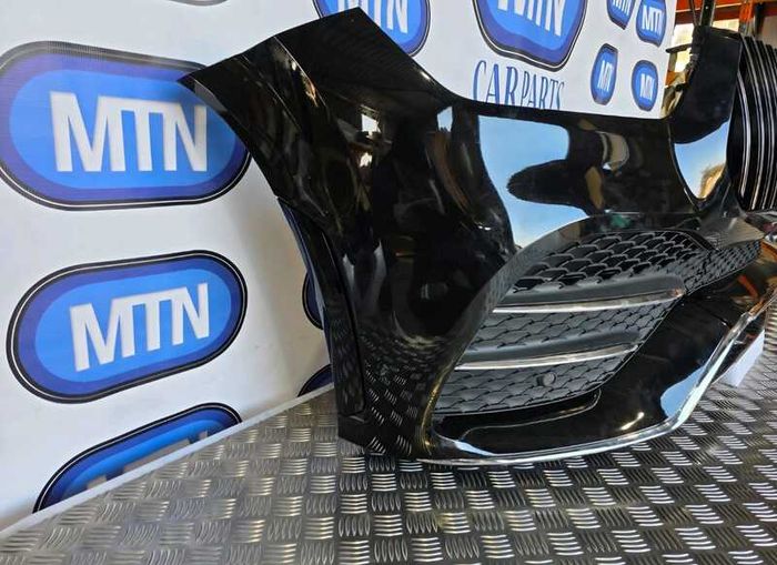 Front Bumper For A Mercedes Gle 2020-2024 Amg Line W167 With Gtr Grill C197 Black
