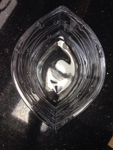 Galway Crystal Oval Bowl