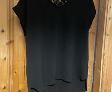 Black lace top size 14