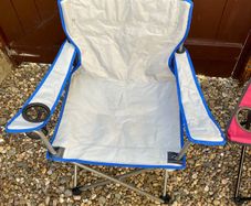 Brand new camping chair/sports chair with cup holder.