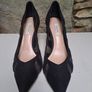 Office Black High heels size 4 worn Image 7