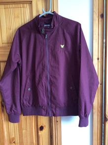 Diesel burgundy red boys cotton jacket age 14