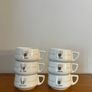 Vintage Rombouts Royal Mosa Holland COFFEE CUP,USED,x 6 Image 2