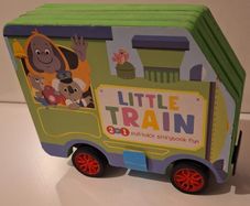 Little Train 2 in 1 pull-back storybook