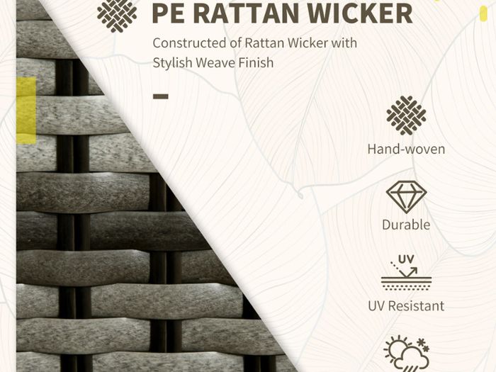 Outdoor Rattan Patio Furniture Set - NEW in box