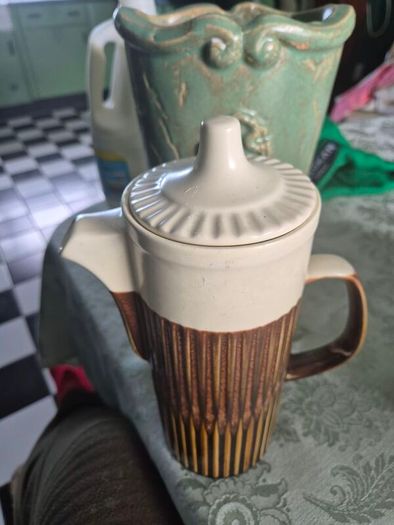 Vintage Retro Mid Century Ulster studio pottery Coffee pot