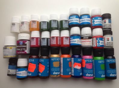 Porcelain paints high brands