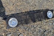 Mk1 Golf GTi grille with original Hella fog lights