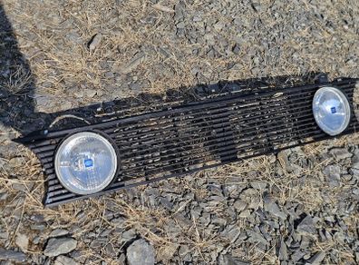 Mk1 Golf GTi grille with original Hella fog lights