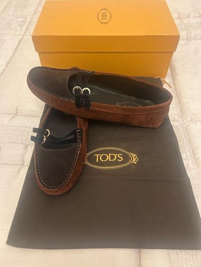 Tod's Dark Brown Loafers Brand New - size 6.5