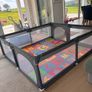 2mx1.8m Playpen with floor tiles, balls and pulls. Image 4
