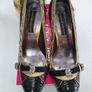 Rockin Reptile Brown Leather Heels Sz 40 (Fit 6.5 -7UK) - Rrp 189 Image 6