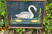 Vintage fire screen