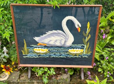 Vintage fire screen