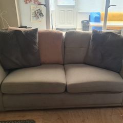 2 sofa and pouffe
