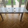 kitchen extendable table white Image 5