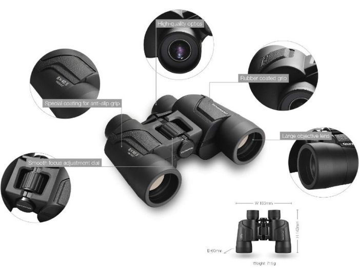 Binocular 8x40 S - Ideal For Nature Observation, Wildlife, Birdwatching, Sports, Concerts , Black (FREE POSTAGE)