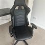 black gaming chair Image 2
