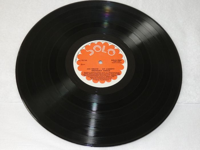 Brendan Grace His Grace At Liberty 1974 Irish Pressing Lp