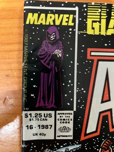 Comic: 'The Avengers' annual no. 16 / 1987