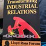 Transforming  Industrial Relations. By Lloyd Ross Firum. Pluto Press. Paperback In Good Condition. 38 Image 5