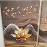 3 framed printed canvas 35x55cm each Image 5