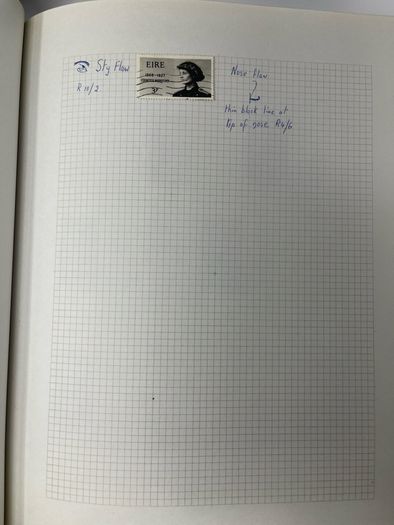 1965-74 Ireland used written up on spring back pages including some varieties/ errors in spring back album. Includes loads of spare pages. Note 66 rising set and MacCurtain & MacSweeney sets.