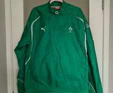 Vintage 2010 Puma Ireland Rugby Union (IRFU) windbreaker top
