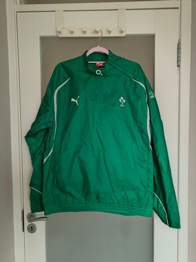 Vintage 2010 Puma Ireland Rugby Union (IRFU) windbreaker top