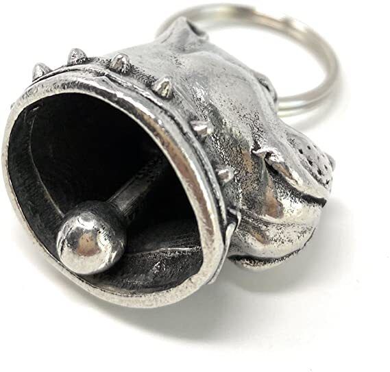 Bravo 3D Pit Bull Guardian Spirit Bell Motorcycle Motorbike Biker Gift