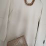 J. LINDEBERG ivory long sleeve dress Sz 40 ( Fit 10 UK) - Rrp 130 (New) Image 2