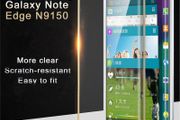 Full Curved 3D Tempered Glass Protector For Samsung Note Edge N9150 - Gold