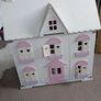 wooden doll house with furniture Image 3