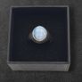 1950s Vintage 925 Sterling Silver & Natural Australian Crystal Opal Ring - Not a doublet Image 2
