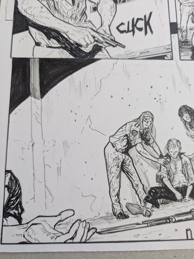 Original Comic Art Page by Fodera Marco  from Mister No issue 7 Intrigo a Manaus