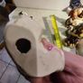 Rare find  VINTAGE PORCELAIN MARKED foreign 2 Cat Figurine.Cats Playing With Ball Figurine Image 6