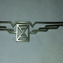 Longines Watch Company Logo Medallion, Emblem, Display NOS 4in Wings
