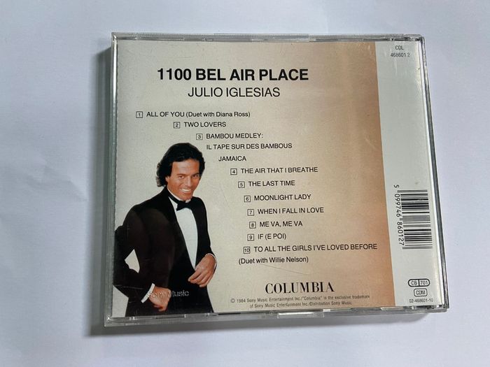 Julio Iglesias 1100 Bel Air Place CD