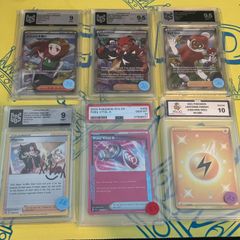 pokemon cards 6 GRADED CARDS