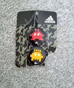 BN Pair Of Funky Adidas Badges / Pins