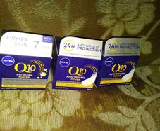 Nivea Q10  night cream x 3