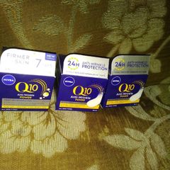 Nivea Q10  night cream x 3