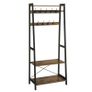 New Vintage Hall Tree Coat Rack Clothing Stand with Shoe Shelf- FREE P&P Image 2