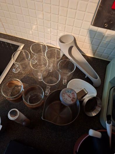 Full espresso making set up