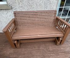 Wooden Rocking Seat delivery can be arranged