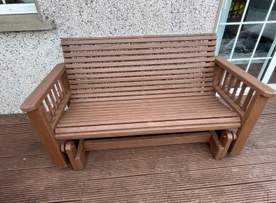 Wooden Rocking Seat delivery can be arranged