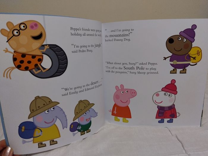 Peppa goes around the world storybook