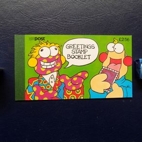 Ireland 1996 Greetings Stamp Booklet.Zig and Zag.Complete 2 Panes.