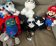 Selection of TY, Mario soft toys